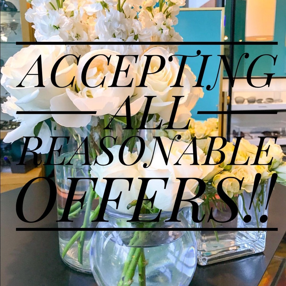 ACCEPTING ALL REASONABLE OFFERS!!
